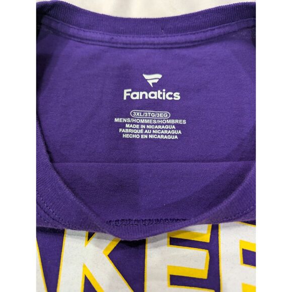 Mens Fanatics Lakers T Shirt 3XL - Picture 2 of 3